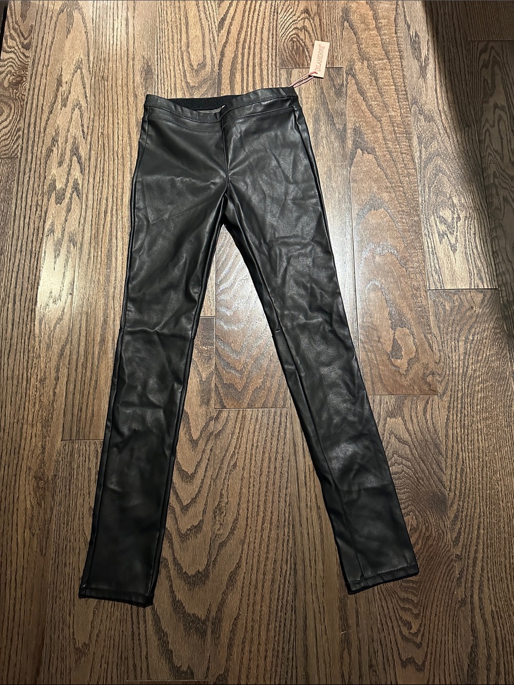 Blank NYC Kids Black Faux Leather Leggings